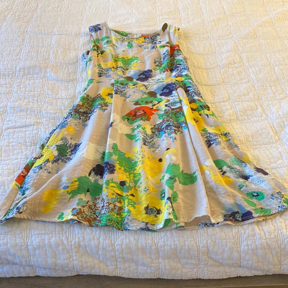 Lightweight lined dress, sleeveless